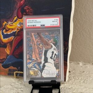 1995 Fleer Metal Dennis Rodman - PSA Graded